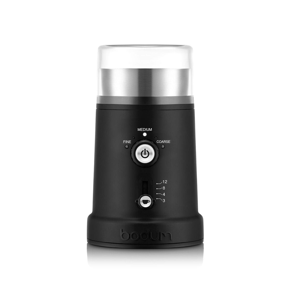 Portable Electric Burr Coffee Grinder With Adjustable Coarse Fine Grinding  Removable Chamber