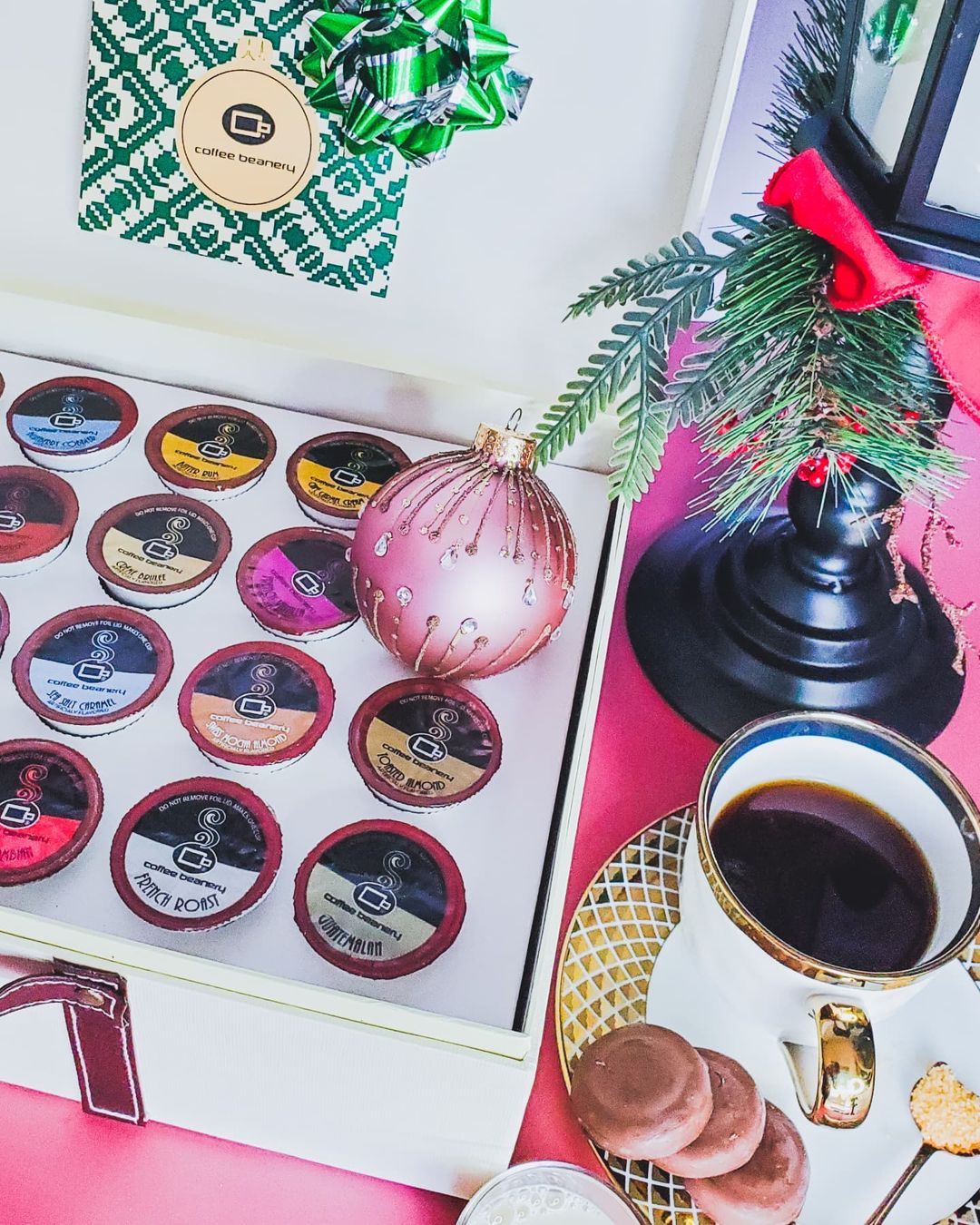 Image of Coffee Trunk of Coffee Pods Gift Basket