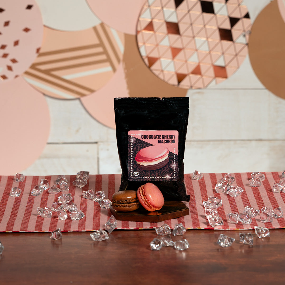 Image of 2.5oz Chocoalte Cherry Macaron Flavored Coffee