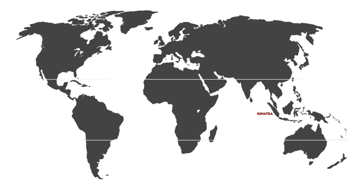 Sumatra Origin Map