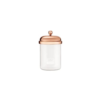 Copper Chambord Storage Jar Coffee Beanery