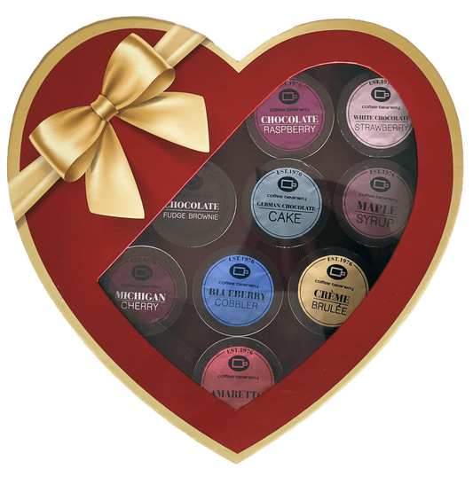 Coffee Beanery Coffee Gift Baskets Heart Box Coffee Pod Collection