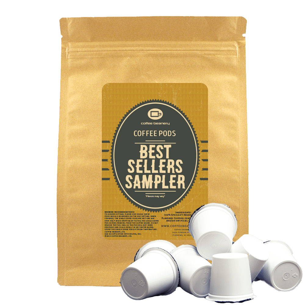 Coffee Beanery Coffee Pods Regular / 20ct Pods Best Seller Flavored Coffee Pod Variety Pack