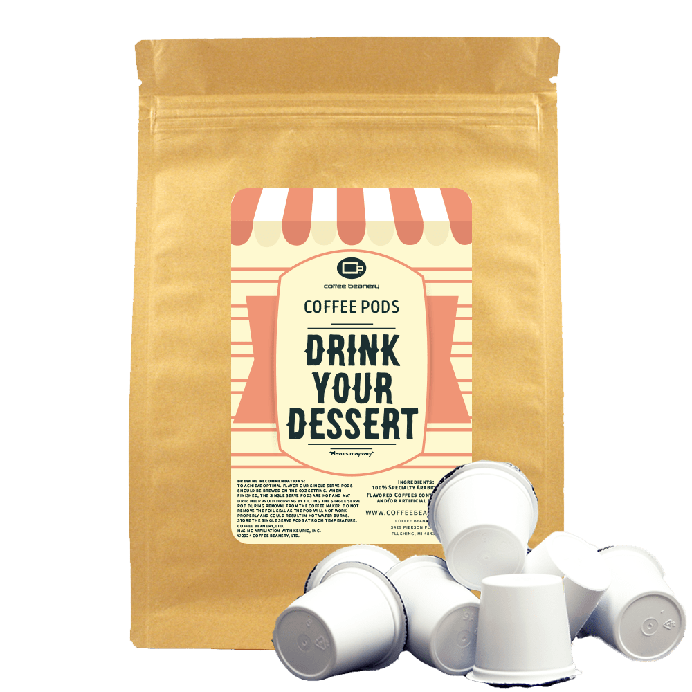 Coffee Beanery Coffee Pods Regular Drink your Dessert Coffee Pod Variety Pack