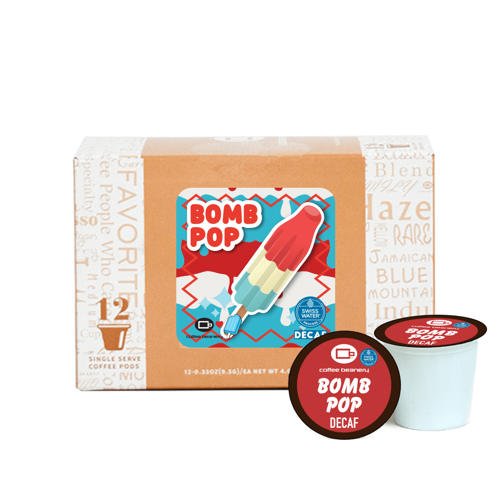 Coffee Beanery Exclusive 12ct Pods / Decaf / Automatic Drip Bomb Pop Flavored Coffee | June 2024