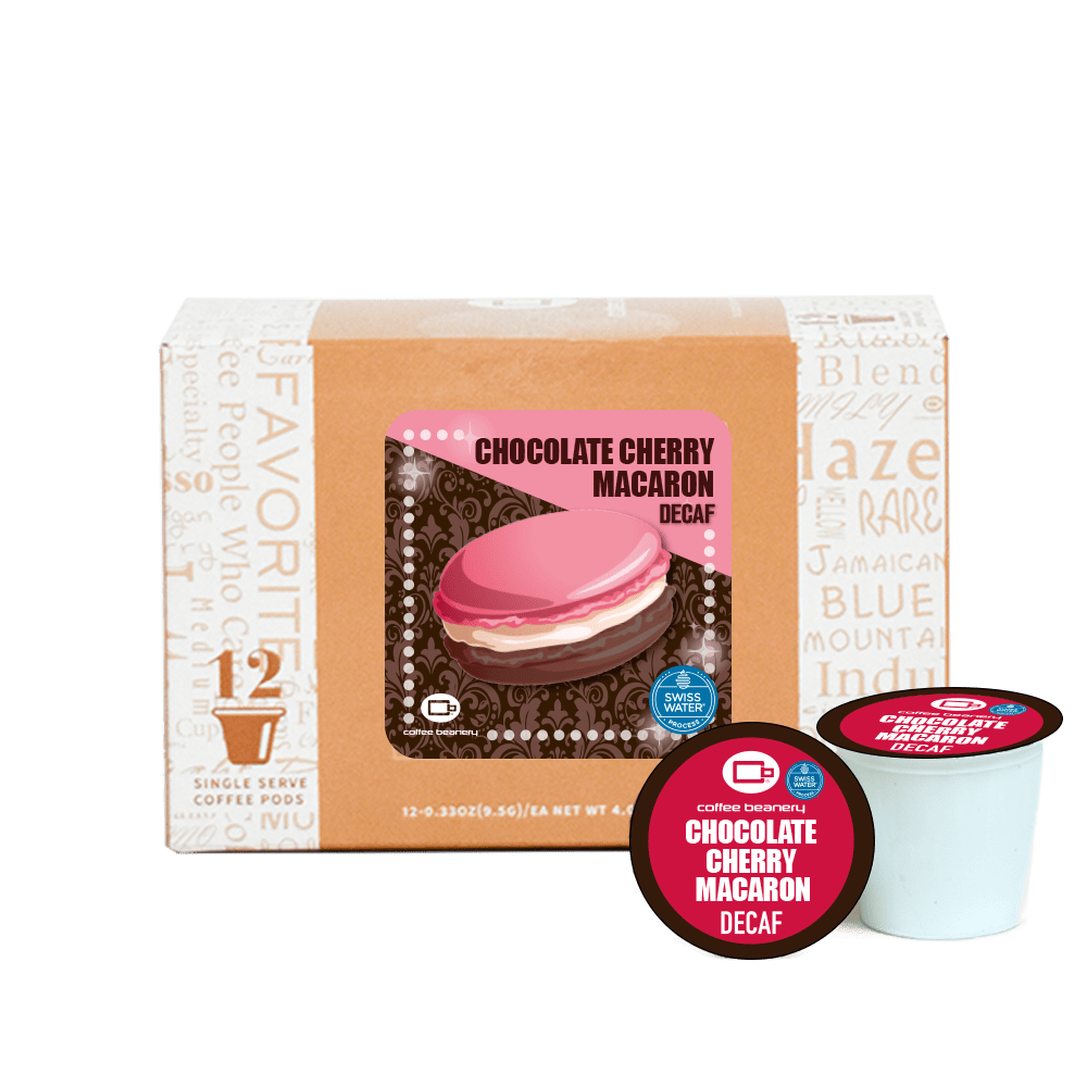 Coffee Beanery Exclusive 12ct Pods / Decaf / Automatic Drip Chocolate Cherry Macaron Flavored Coffee | September 2024