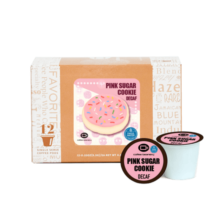 Coffee Beanery Exclusive 12ct Pods / Decaf / Automatic Drip Pink Sugar Cookie Flavored Coffee | September 2024