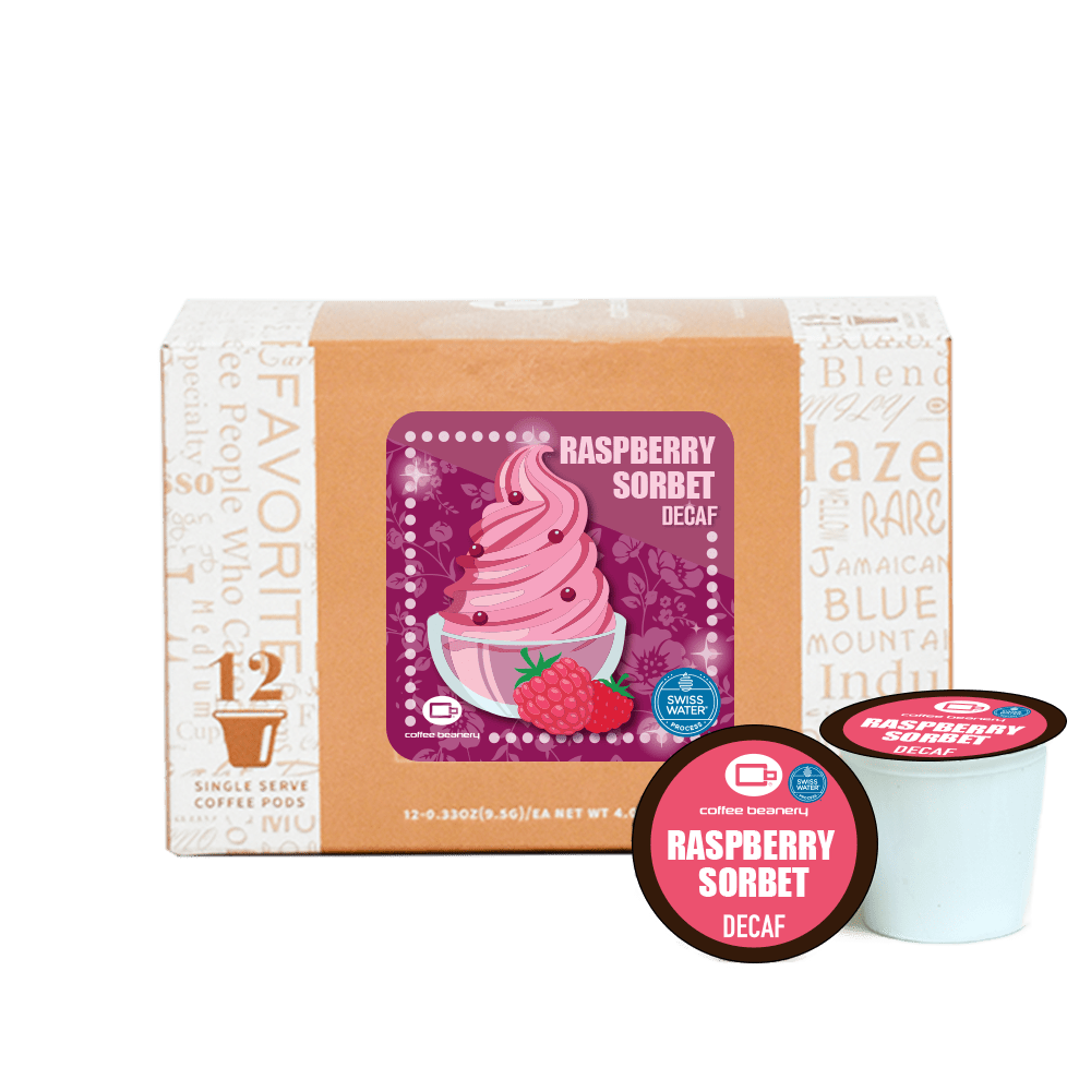 Coffee Beanery Exclusive 12ct Pods / Decaf / Automatic Drip Raspberry Sorbet Flavored Coffee | September 2024