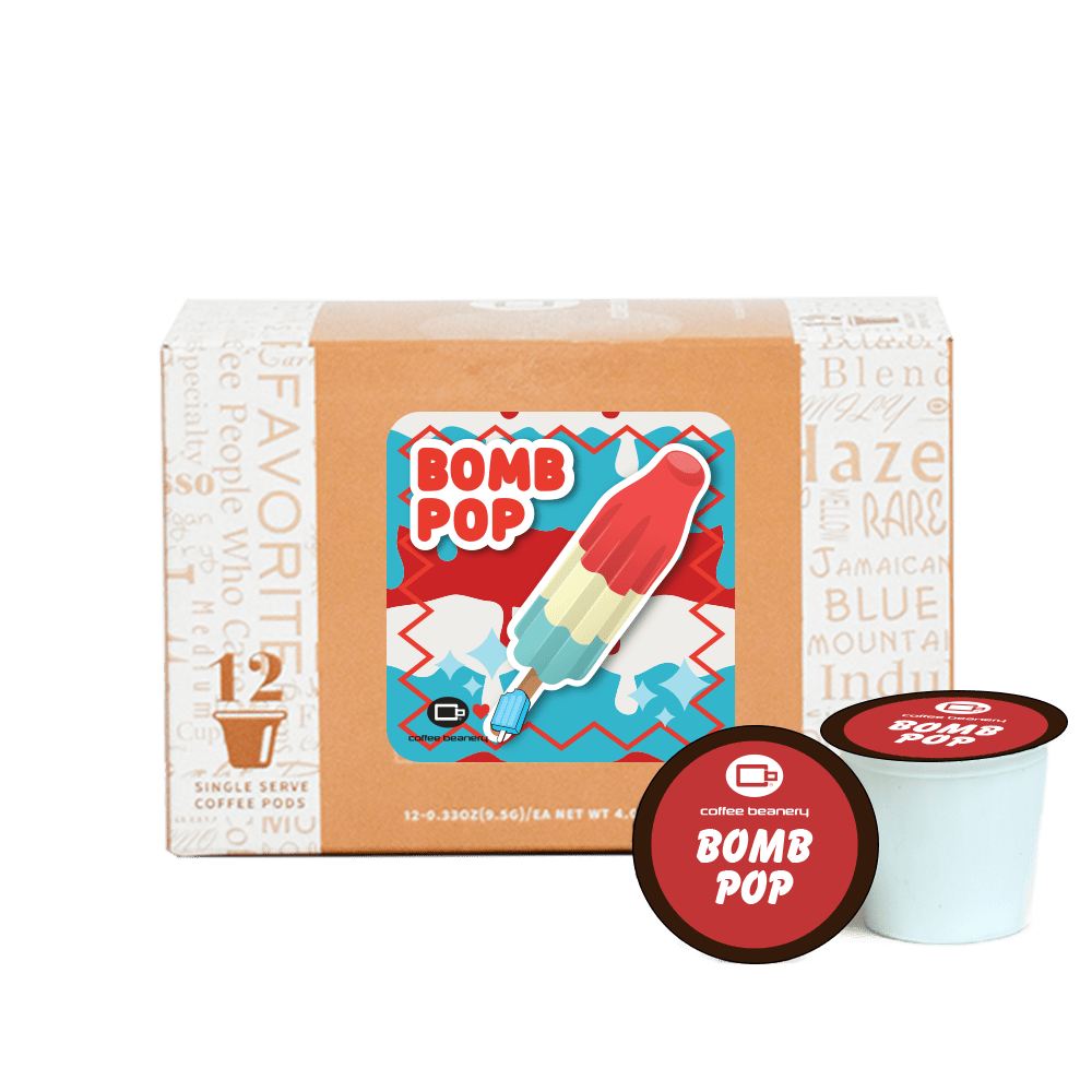 Coffee Beanery Exclusive 12ct Pods / Regular / Automatic Drip Bomb Pop Flavored Coffee | June 2024