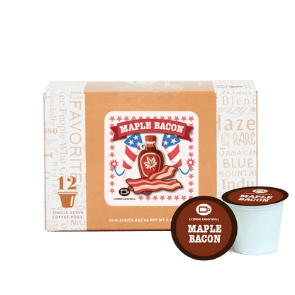 Coffee Beanery Exclusive 12ct Pods / Regular / Automatic Drip Maple Bacon Flavored Coffee | July 2024