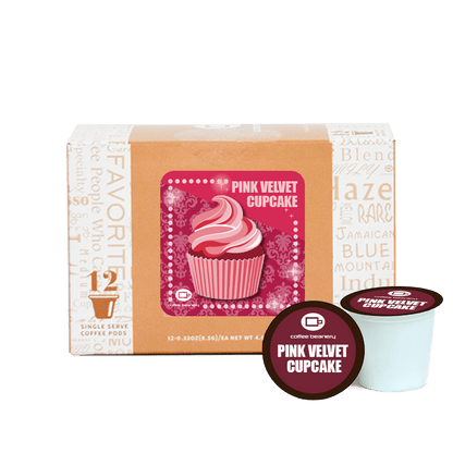 Coffee Beanery Exclusive 12ct Pods / Regular / Automatic Drip Pink Velvet Cupcake Flavored Coffee | September 2024