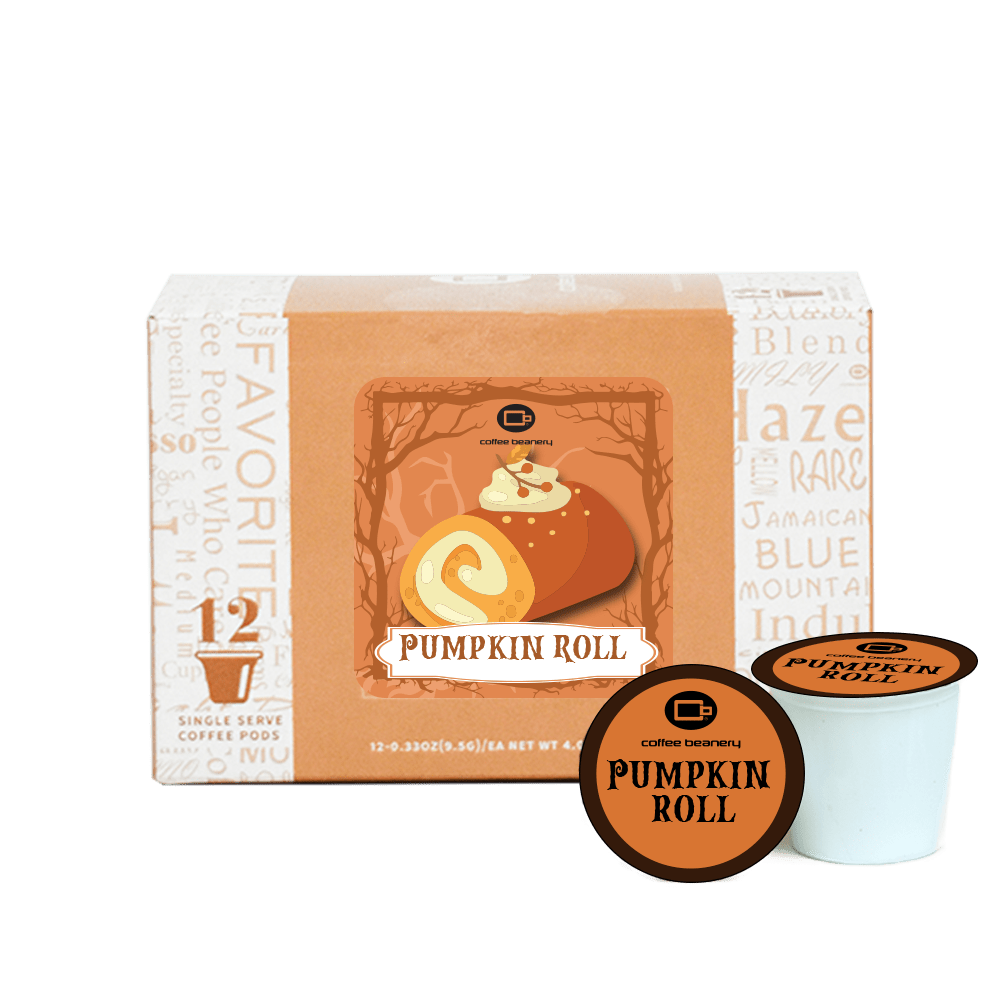 Coffee Beanery Exclusive 12ct Pods / Regular / Automatic Drip Pumpkin Spice Roll Flavored Coffee | October 2024