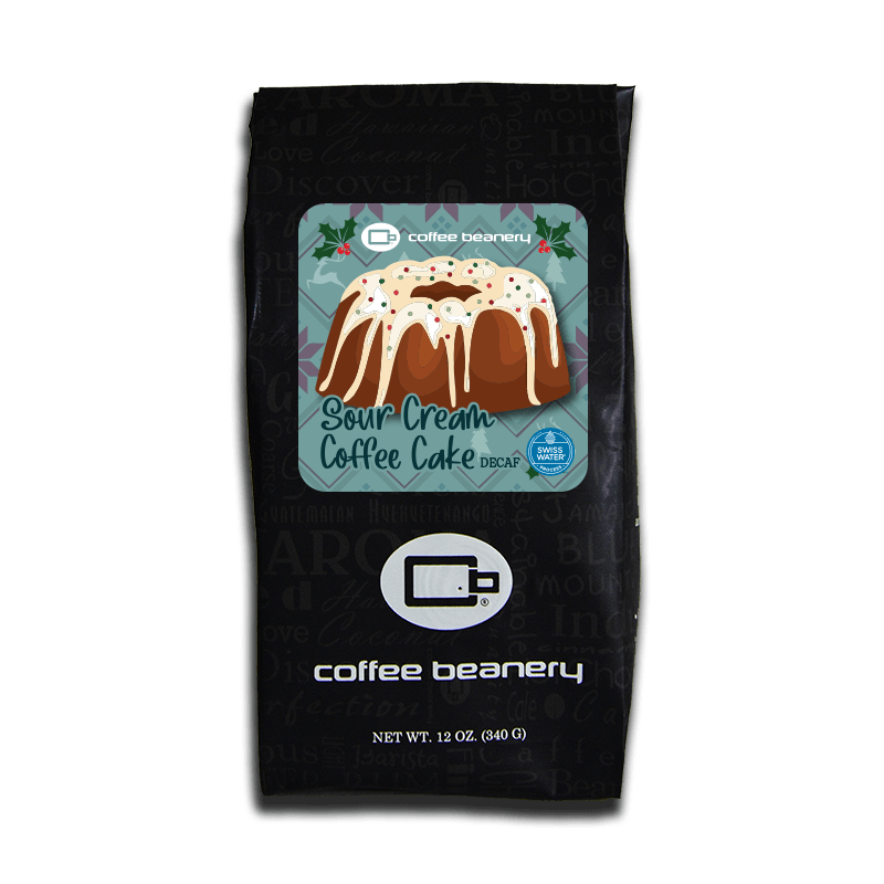 Coffee Beanery Exclusive 12oz / Decaf / Automatic Drip Sour Cream Coffee Cake Flavored Coffee | December 2024