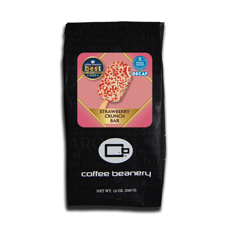 Coffee Beanery Exclusive 12oz / Decaf / Automatic Drip Strawberry Crunch Bar Flavored Coffee | May 2024