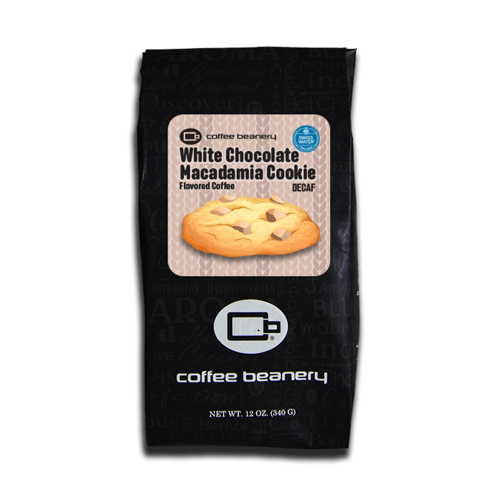 Coffee Beanery Exclusive 12oz / Decaf / Automatic Drip White Chocolate Macadamia Cookie Flavored Coffee | January 2025