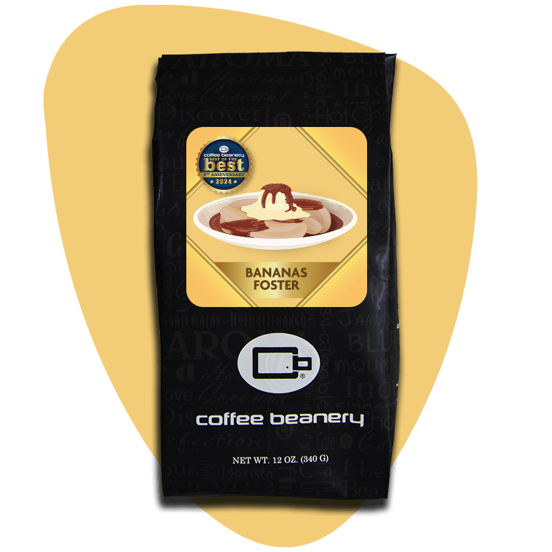 Coffee Beanery Exclusive 12oz / Regular / Automatic Drip Bananas Foster Flavored Coffee | May 2024