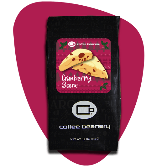 Coffee Beanery Exclusive 12oz / Regular / Automatic Drip Cranberry Scone Flavored Coffee | December 2024