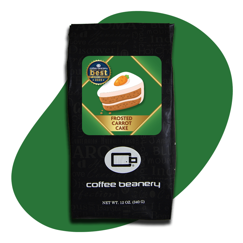 Coffee Beanery Exclusive 12oz / Regular / Automatic Drip Frosted Carrot Cake Flavored Coffee | May 2024