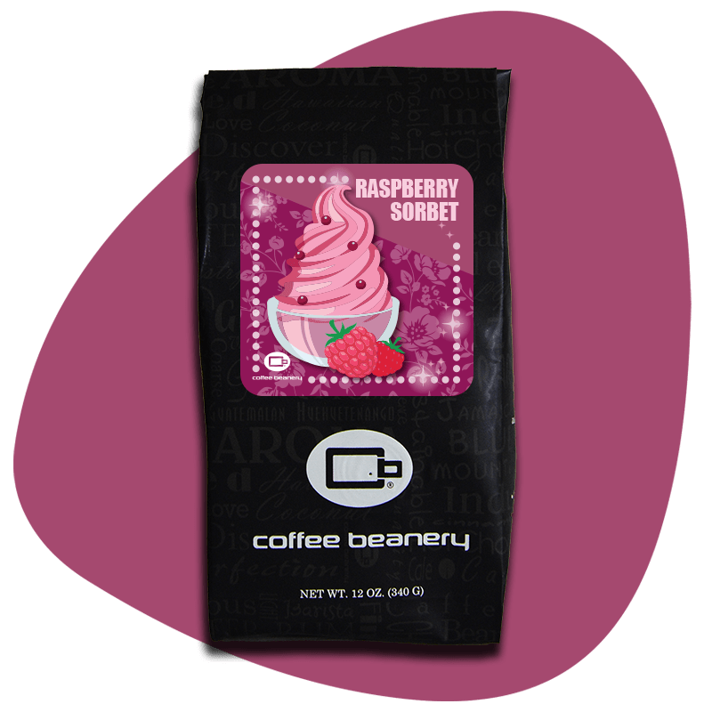 Coffee Beanery Exclusive 12oz / Regular / Automatic Drip Raspberry Sorbet Flavored Coffee | September 2024