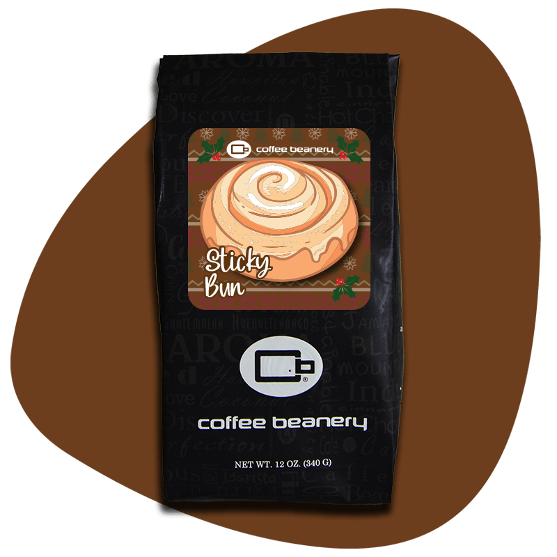 Coffee Beanery Exclusive 12oz / Regular / Automatic Drip Sticky Bun Flavored Coffee | December 2024