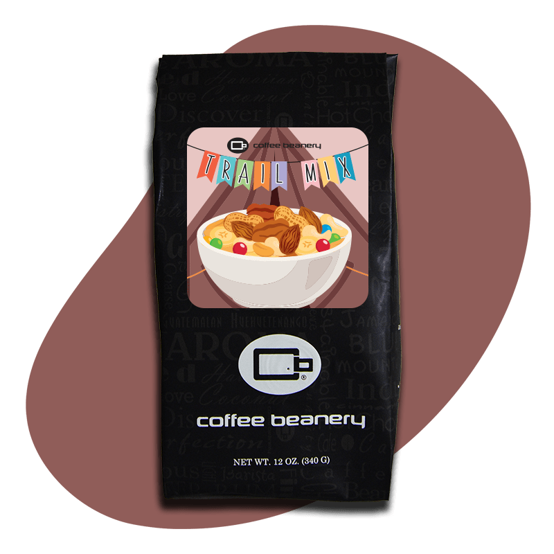 Coffee Beanery Exclusive 12oz / Regular / Automatic Drip Trail Mix Flavored Coffee | August 2024