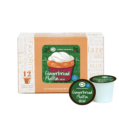 Coffee Beanery Exclusive Decaf Gingerbread Muffin Flavored Coffee Pods | December 2024