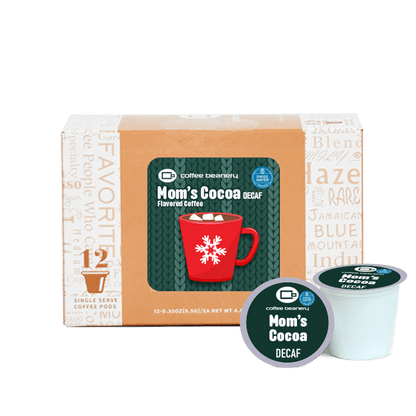 Coffee Beanery Exclusive Decaf Mom's Cocoa Flavored Coffee Pods | January 2025