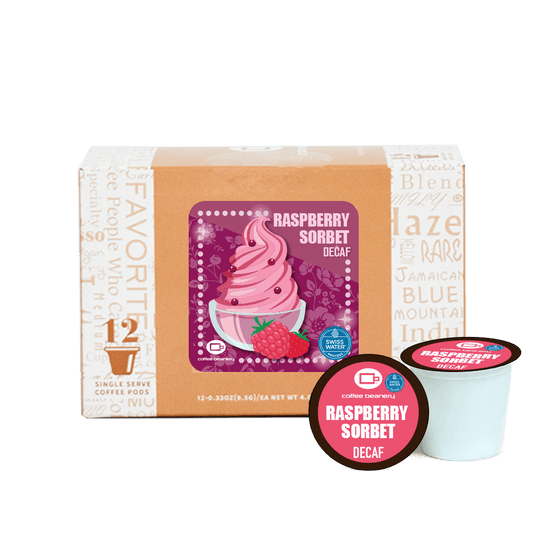 Coffee Beanery Exclusive Decaf Raspberry Sorbet Flavored Coffee Pods | September 2024