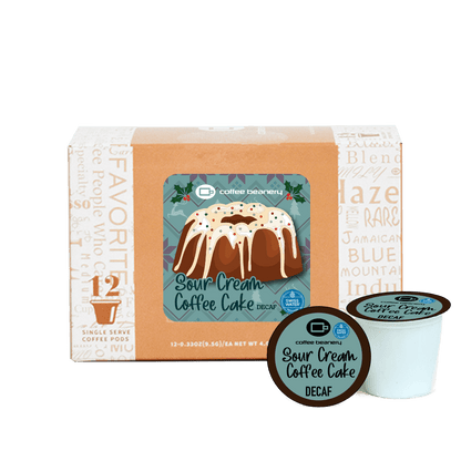 Coffee Beanery Exclusive Decaf Sour Cream Coffee Cake Flavored Coffee Pods | December 2024