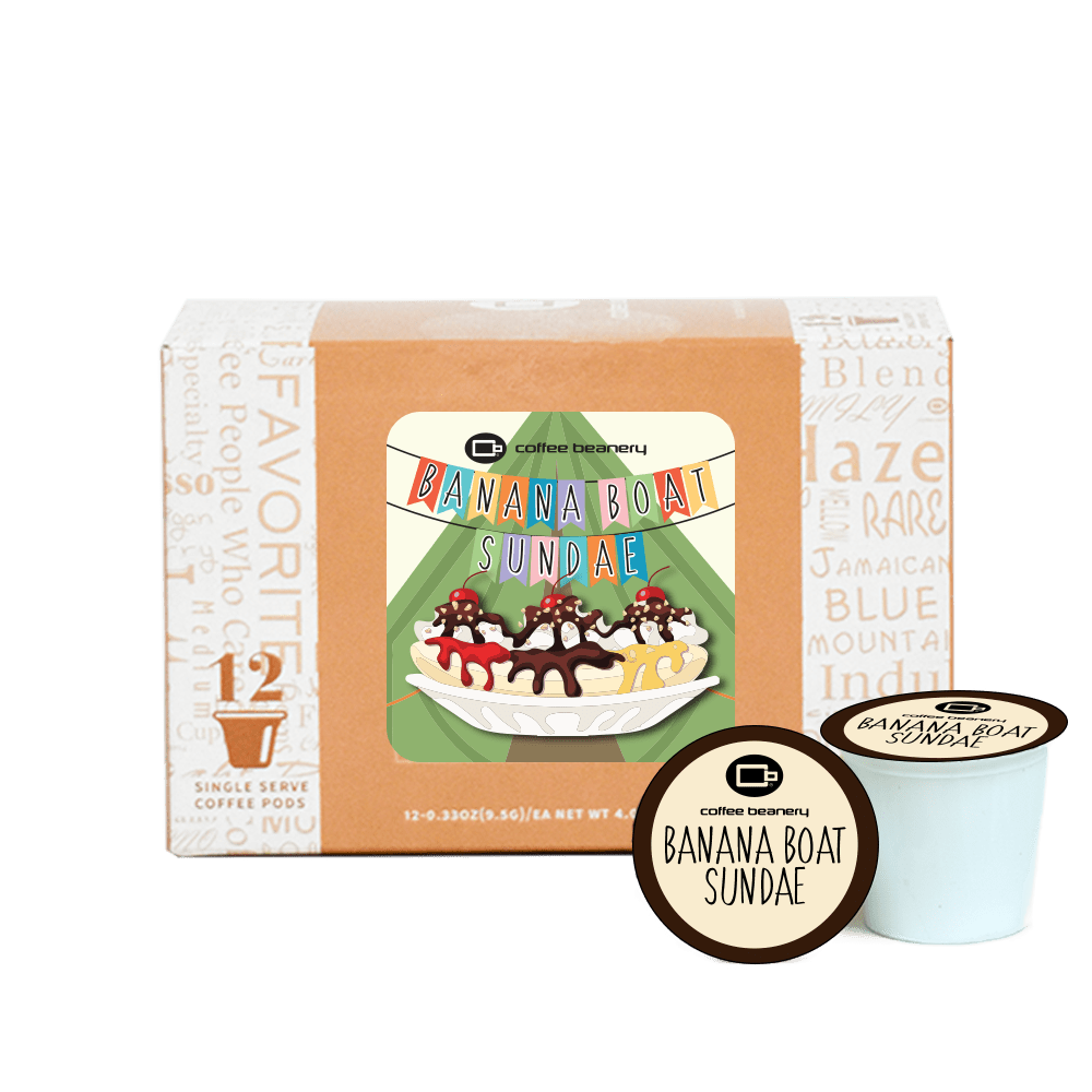 Coffee Beanery Exclusive Regular Banana Boat Sundae Flavored Coffee Pods | August 2024