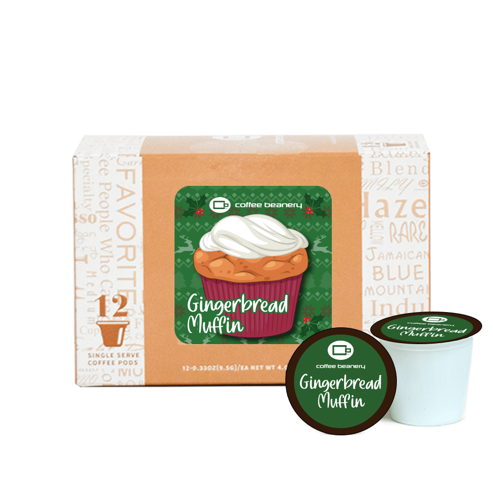 Coffee Beanery Exclusive Regular Gingerbread Muffin Flavored Coffee Pods | December 2024