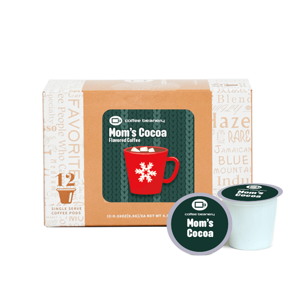 Coffee Beanery Exclusive Regular Mom's Cocoa Flavored Coffee Pods | January 2025