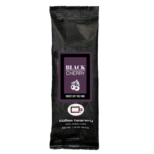 Coffee Beanery Flavored Coffee Black Cherry Flavored Coffee  | 1.75 oz One Pot Sampler