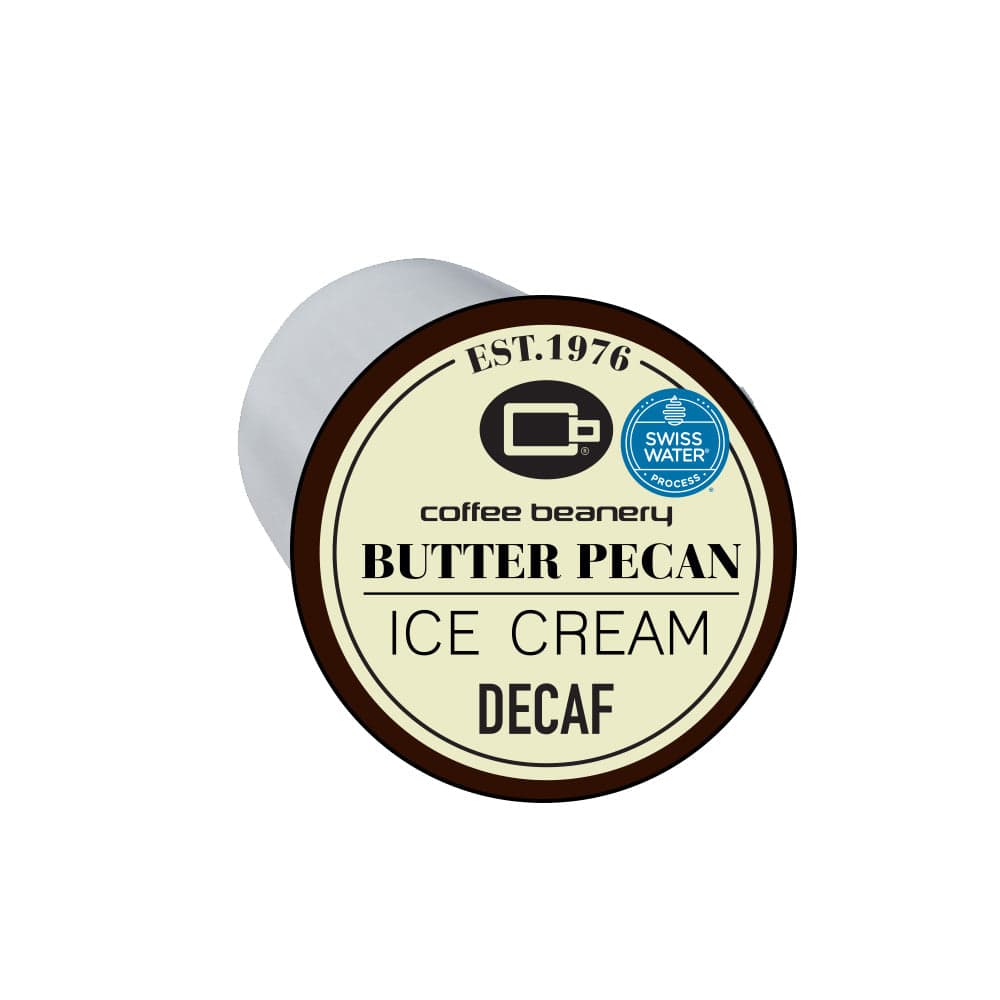 Coffee Beanery Flavored Coffee Decaf Butter Pecan Ice Cream Coffee Pod