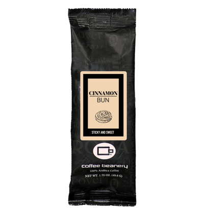 Coffee Beanery Flavored Coffee Regular / 1.75oz One Pot Sampler / Automatic Drip Cinnamon Bun Flavored Coffee