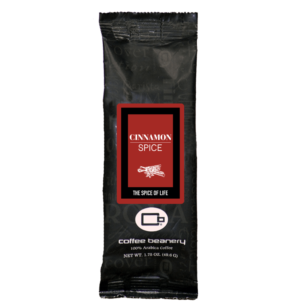 Coffee Beanery Flavored Coffee Regular / 1.75oz One Pot Sampler / Automatic Drip Cinnamon Spice Flavored Coffee