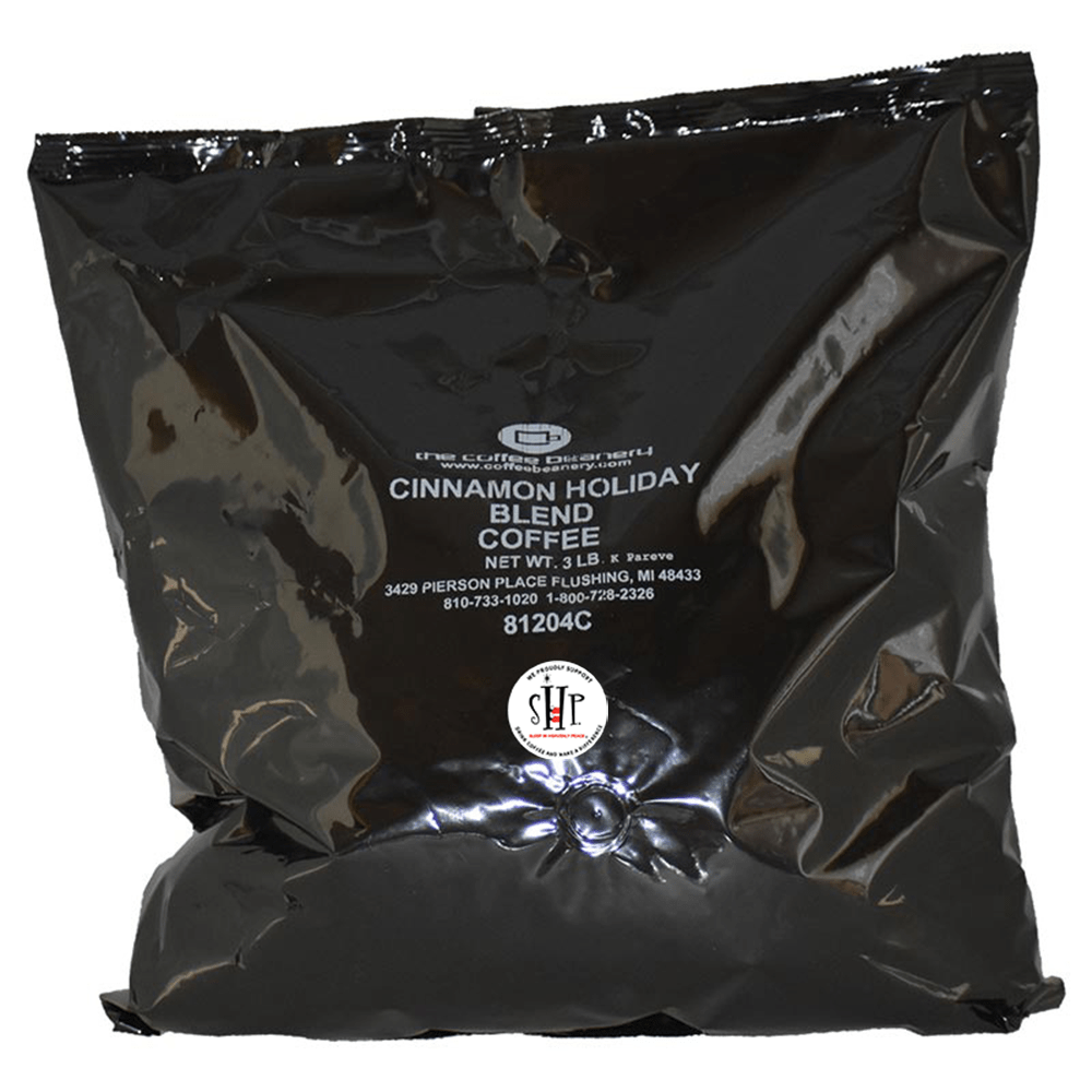 Coffee Beanery Flavored Coffee Regular / 3lb / Automatic Drip Cinnamon Holiday Blend Flavored Coffee