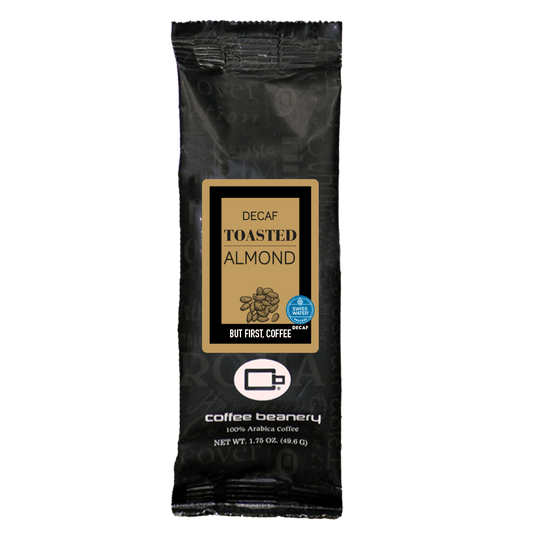 Coffee Beanery Flavored Coffee Sampler Toasted Almond SWP Decaf Flavored Coffee | 1.75 oz One Pot Sampler