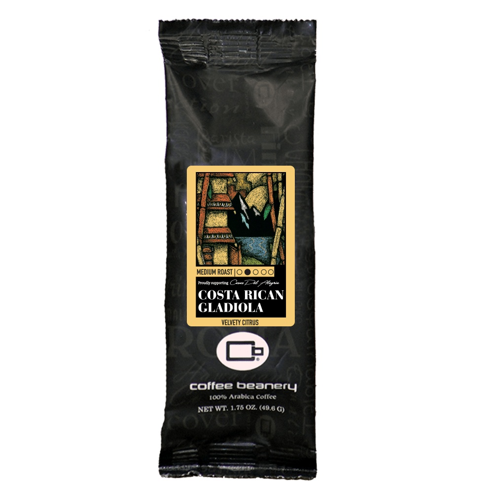 Coffee Beanery Specialty Coffee 1.75 One Pot Sampler / Automatic Drip Costa Rican Gladiola Specialty Coffee