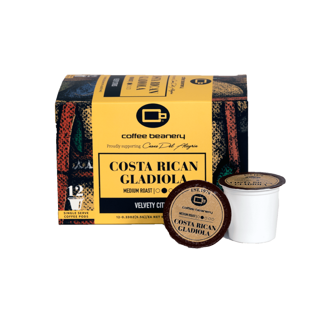 Coffee Beanery Specialty Coffee 12ct Pods / Automatic Drip Costa Rican Gladiola Specialty Coffee