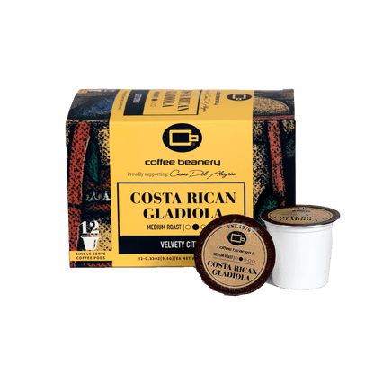 Coffee Beanery Specialty Coffee 12ct Pods / Automatic Drip Costa Rican Gladiola Specialty Coffee