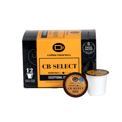 Coffee Beanery Specialty Coffee 12ct Pods CB Select Specialty Decaf Coffee Pods