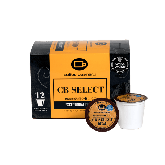 Coffee Beanery Specialty Coffee 12ct Pods CB Select Specialty Decaf Coffee Pods