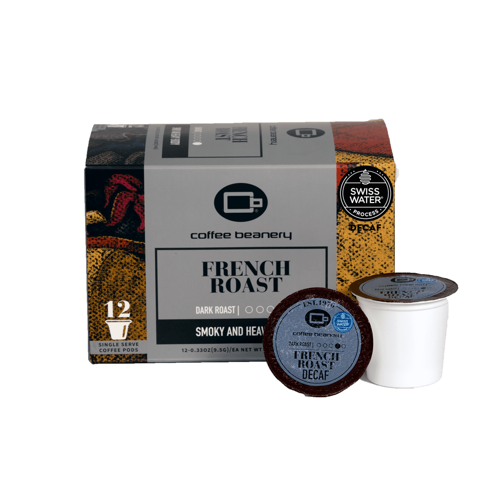 Coffee Beanery Specialty Coffee Decaf / 12ct Pods / Automatic Drip French Roast Specialty Coffee