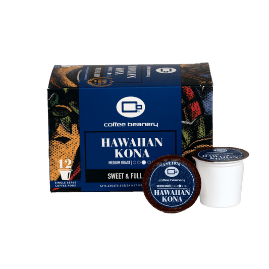Coffee Beanery Specialty Coffee Hawaiian Kona Specialty Coffee Pods | 100% Authentic