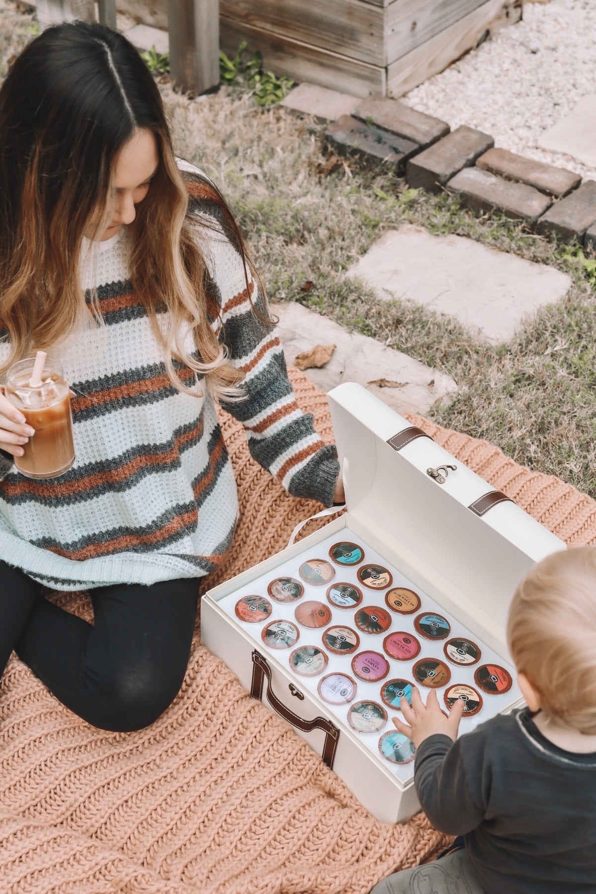 Image of Trunk of Coffee Pods Gift Basket