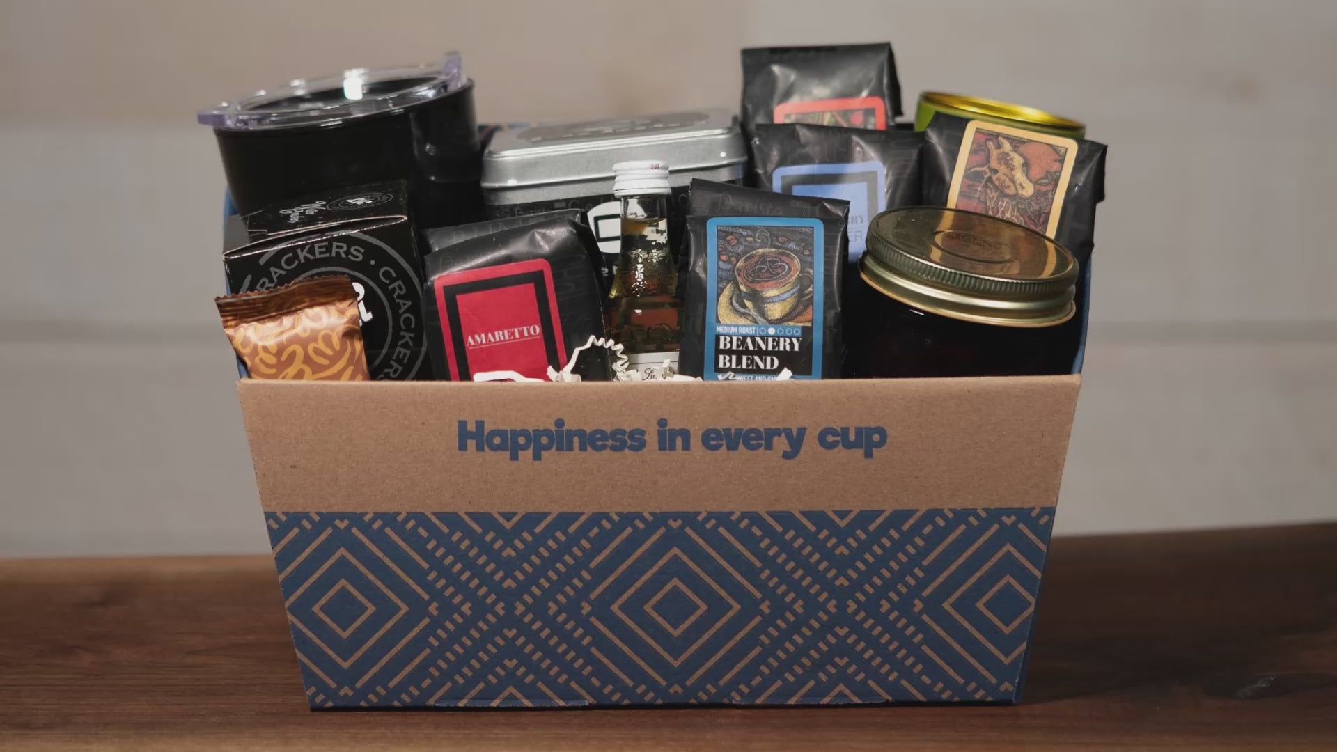 Load video: Video of Gourmet Favorites Coffee Gift Basket